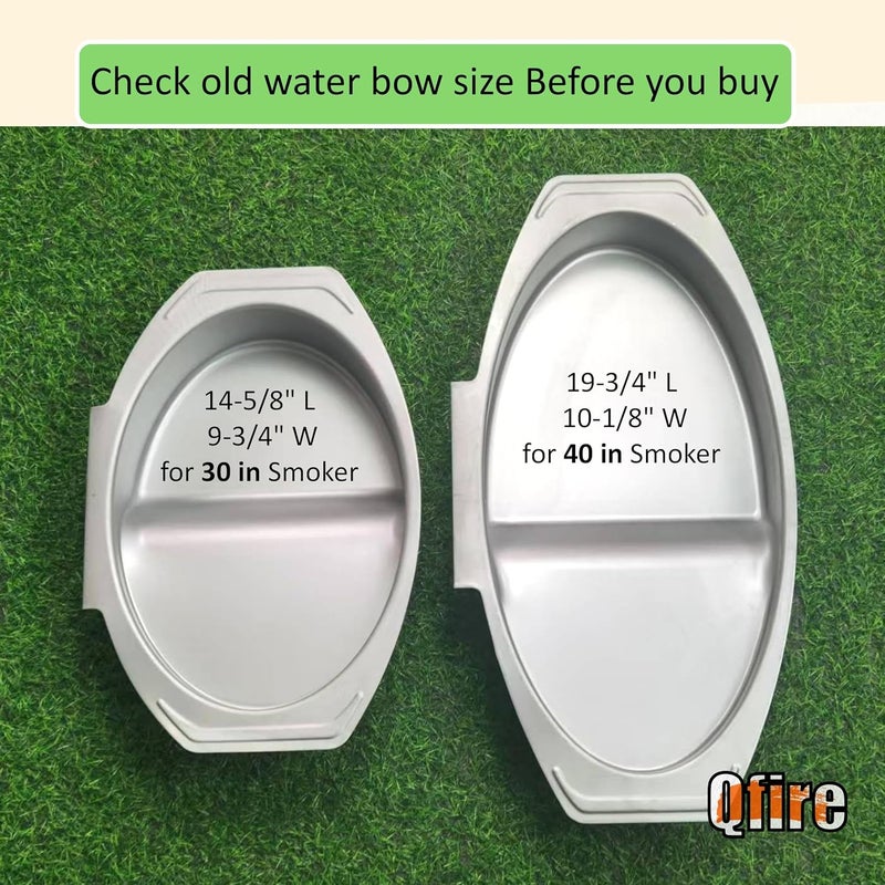 Qfire Large Water Bowl for Masterbuilt 40-inch Digital Electric Smoker,Replacement For Part 9007180374 - Water Bowl - Image 4